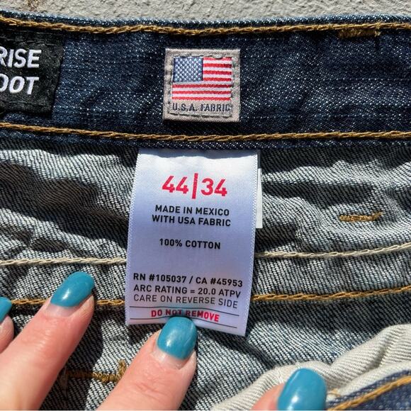 Ariat M4 FR low rise boot cut jeans 44x34 - Picture 7 of 7